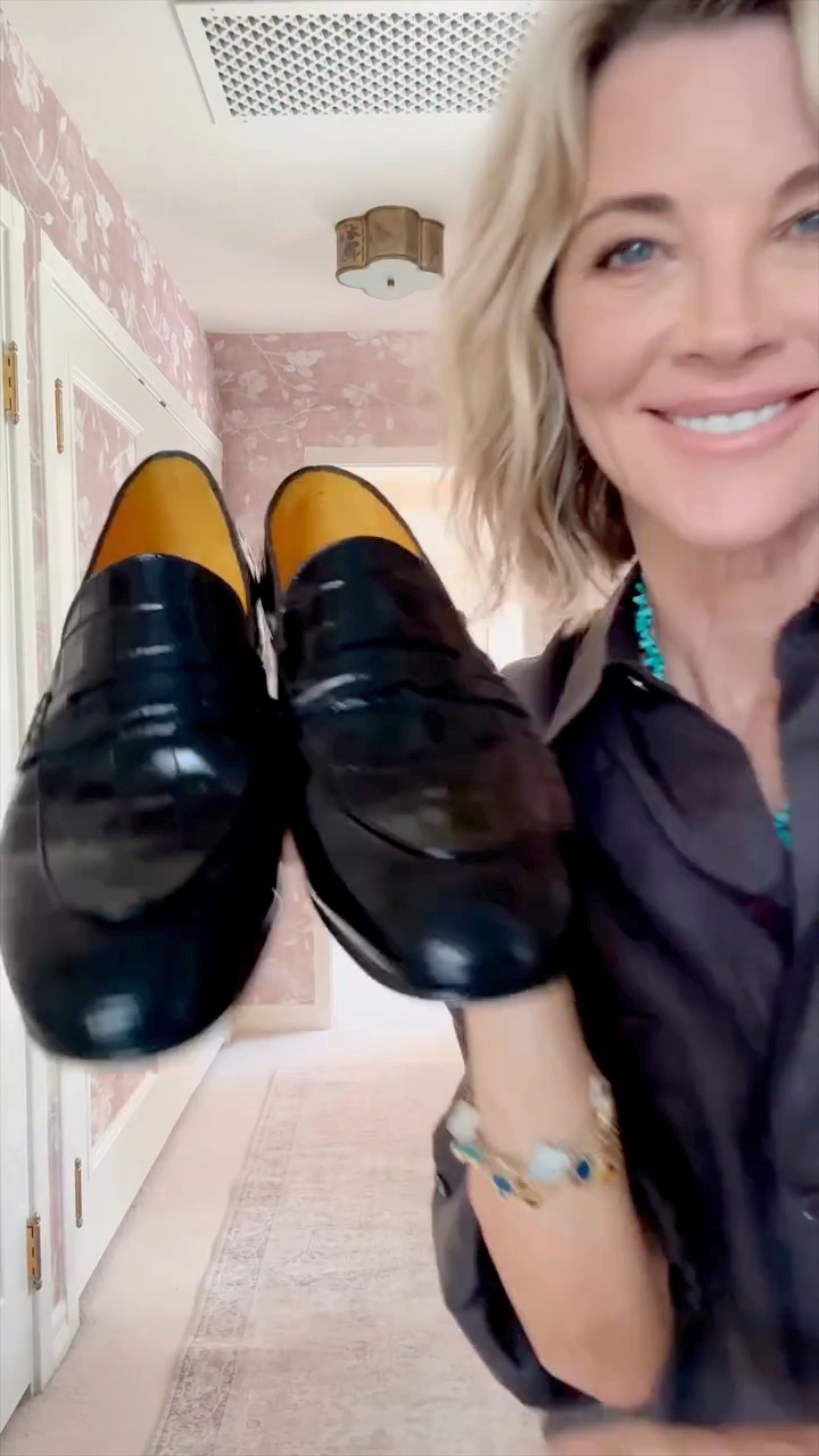 Style Meets Craft: Janet Gunn on the Stamped Croc Loafer