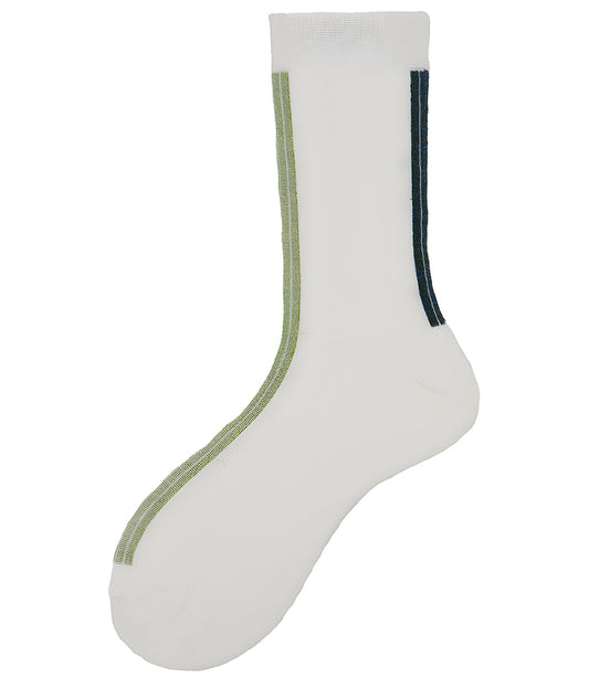 Alto Milano White Altea Short Socks