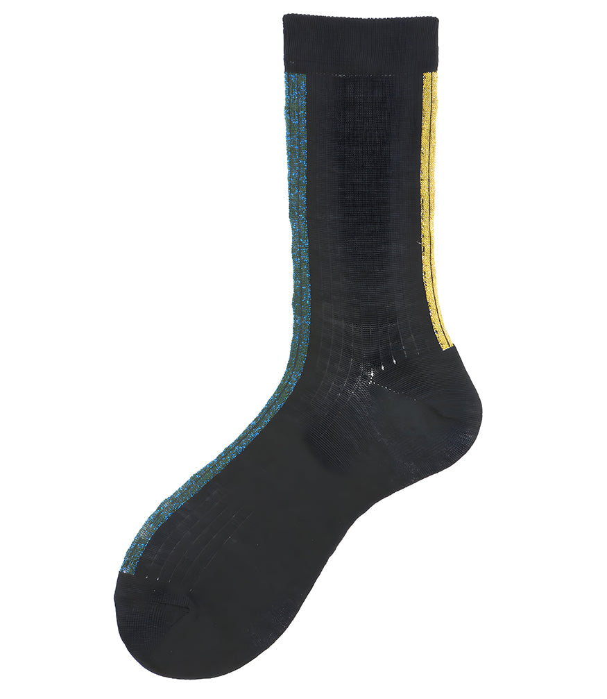 Alto Milano Black Altea Short Socks - MADISON MAISON