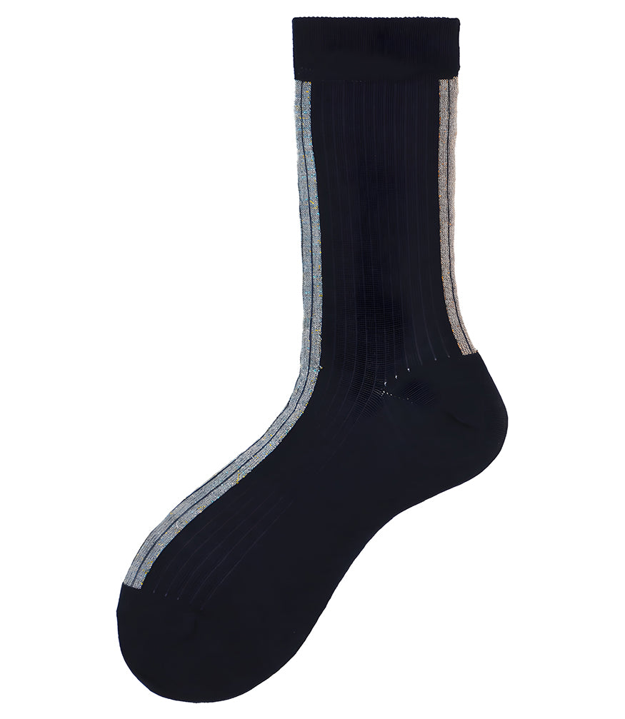 Alto Milano Blue Altea Short Socks - MADISON MAISON