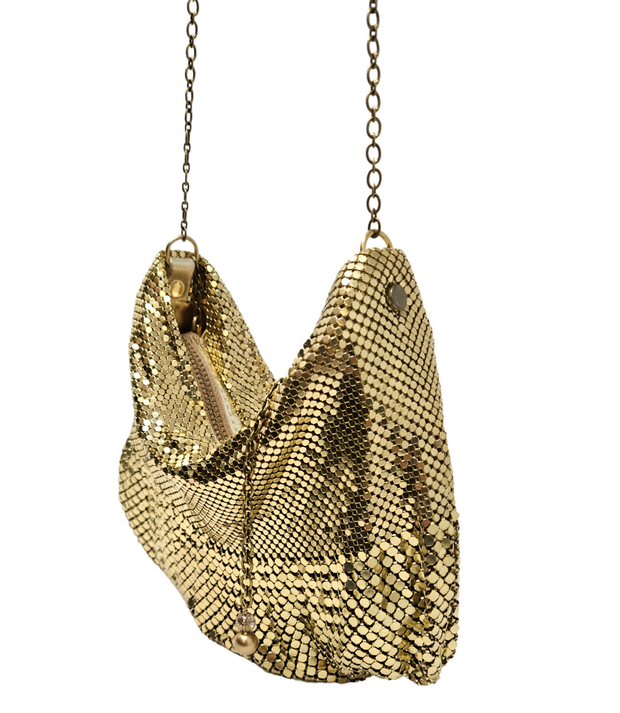 Madison Maison Laura B Ana Gold Disco Bag