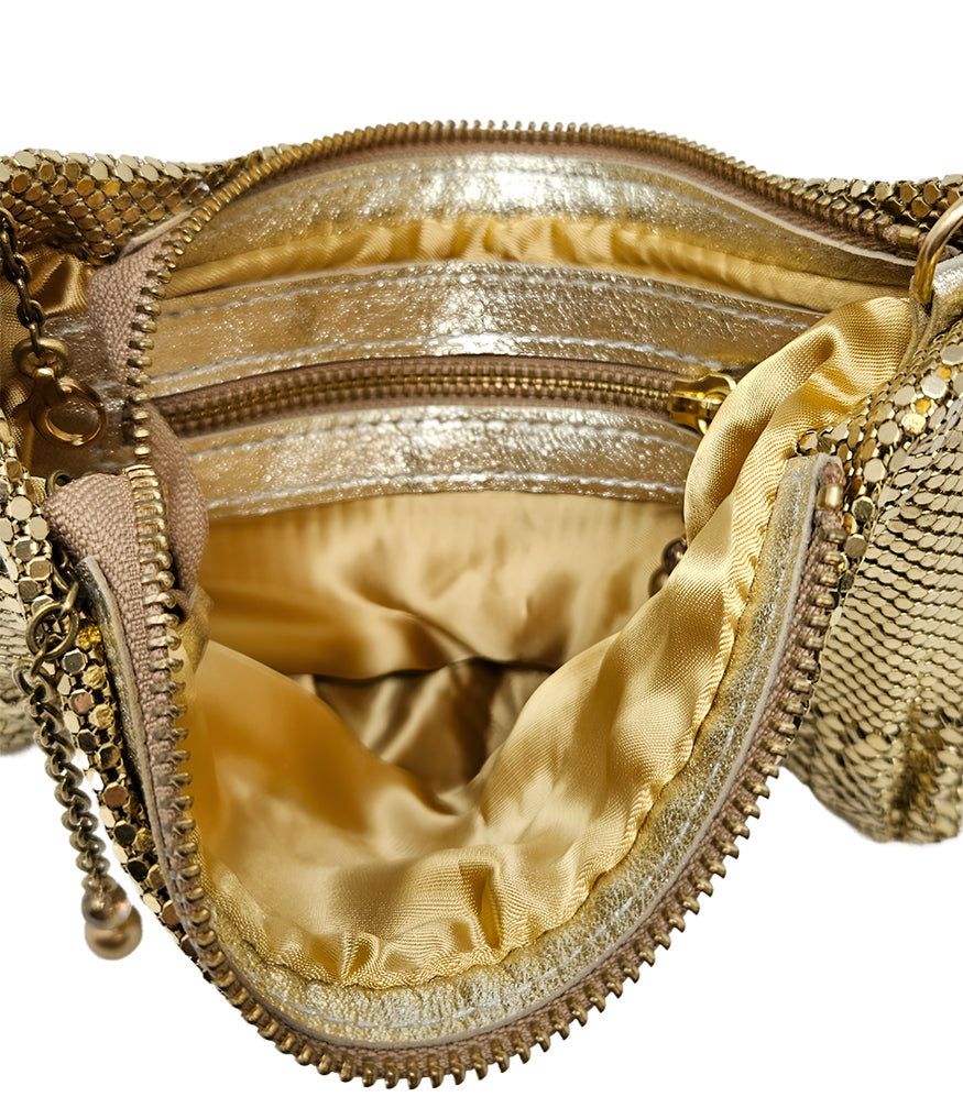 Madison Maison Laura B Ana Gold Disco Bag