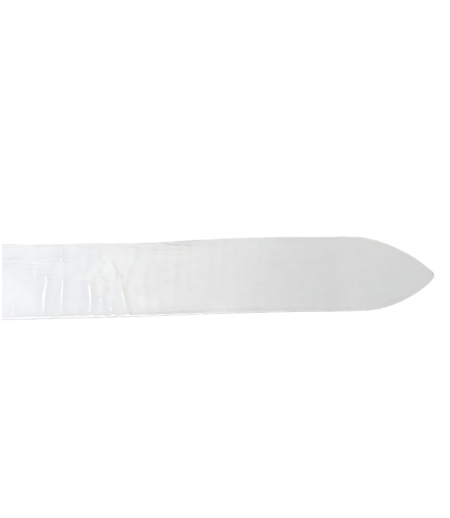 Madison Maison White Wrinkled Patent Leather