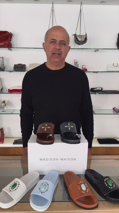 Madison Maison™ Athena Black Open Toe Sandal