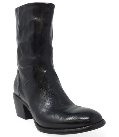 Madison Maison™ Black Leather Mid Calf Boot
