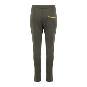 Madison Maison Army Green W/ Gold Stripe Sweatpants - MADISON MAISON