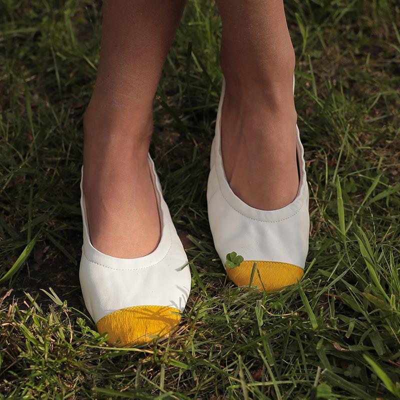Madison Maison White/Yellow Ballet