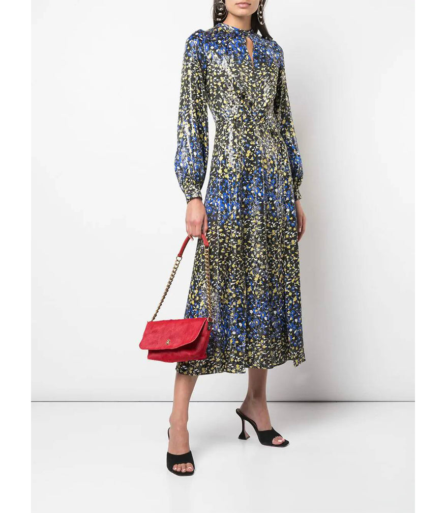 Raquel Diniz Olivia Lame` Long Dress - MADISON