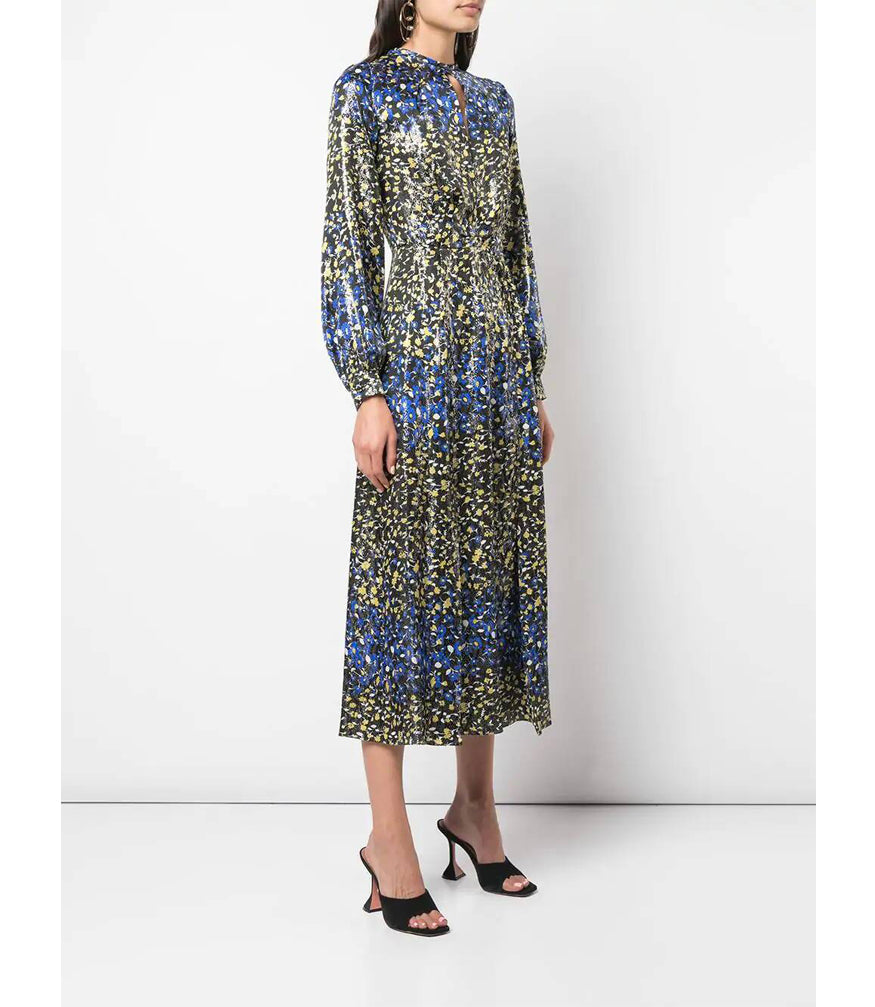 Raquel Diniz Olivia Lame` Long Dress - MADISON