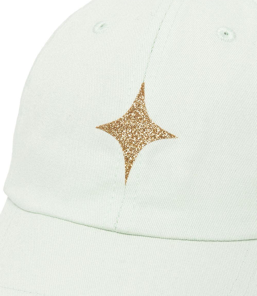 Madison Maison™ Pastel Green Baseball Cap With Glitter Star