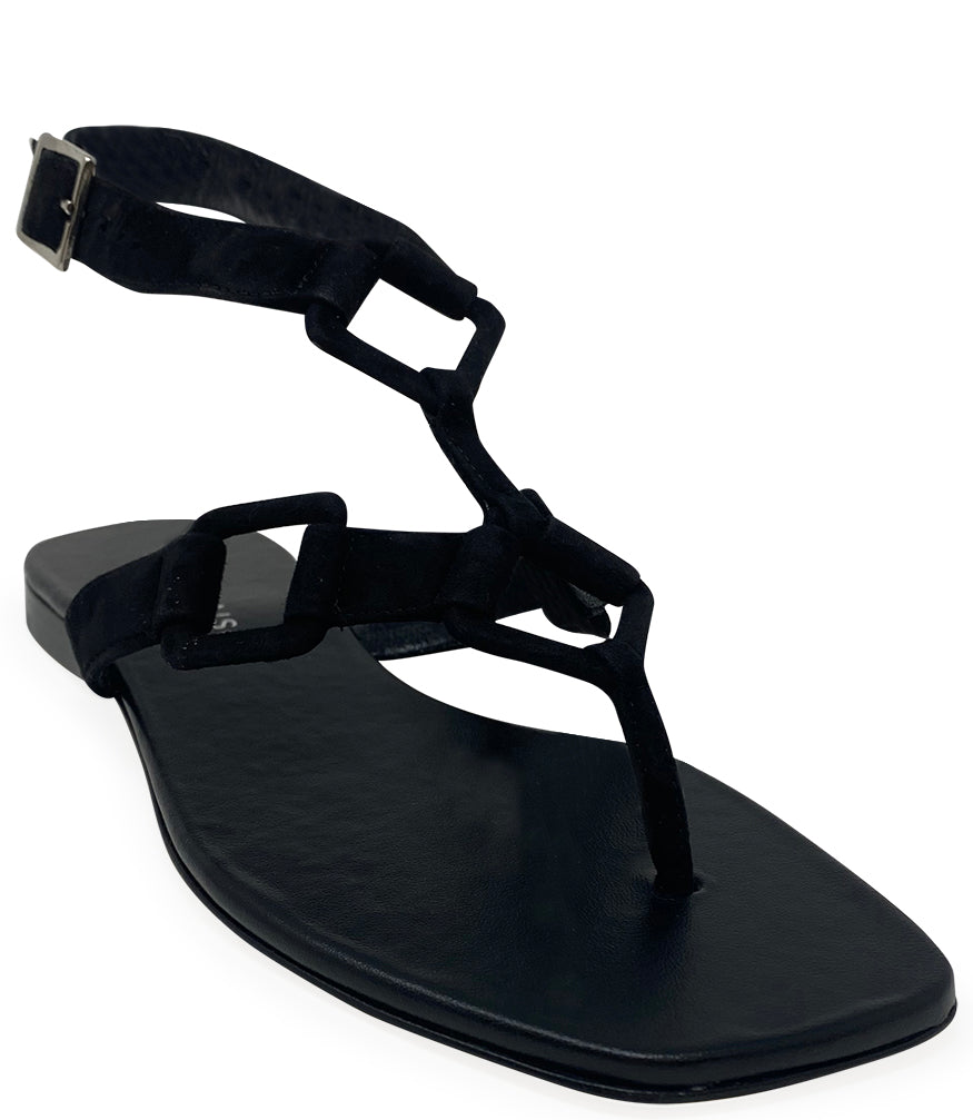 Madison Maison Black Gladiator Sandal