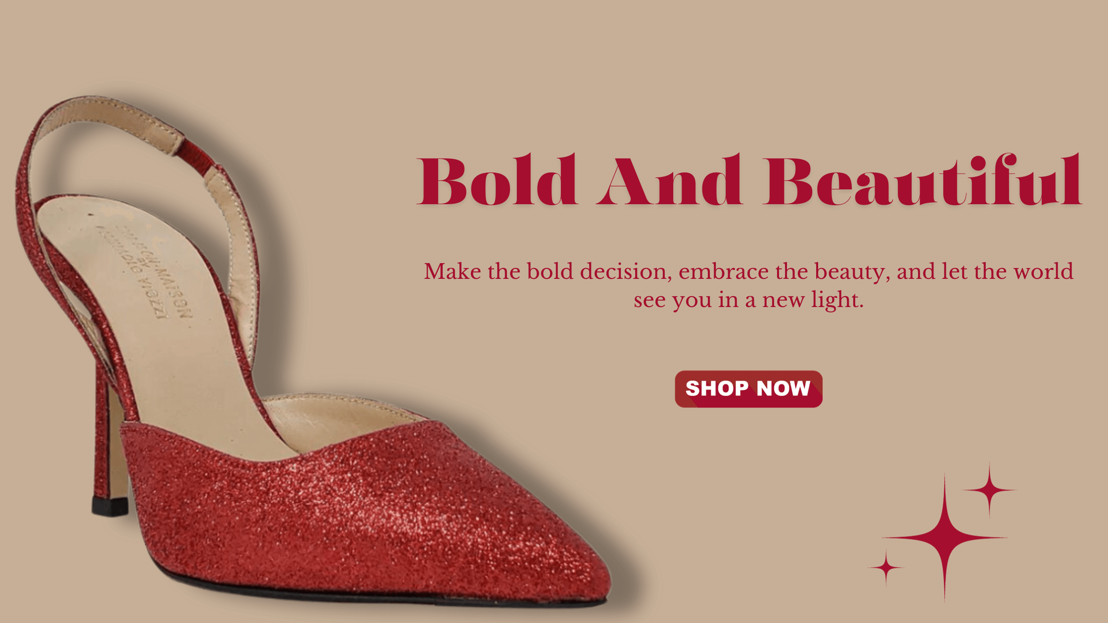Bold and Beautiful: Red Glitter Heels to Make a Statement