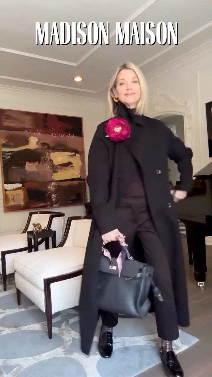 Janet Gunn Styles the Madison Maison Moc Croc Loafer | Beverly Hills Luxury Shoes