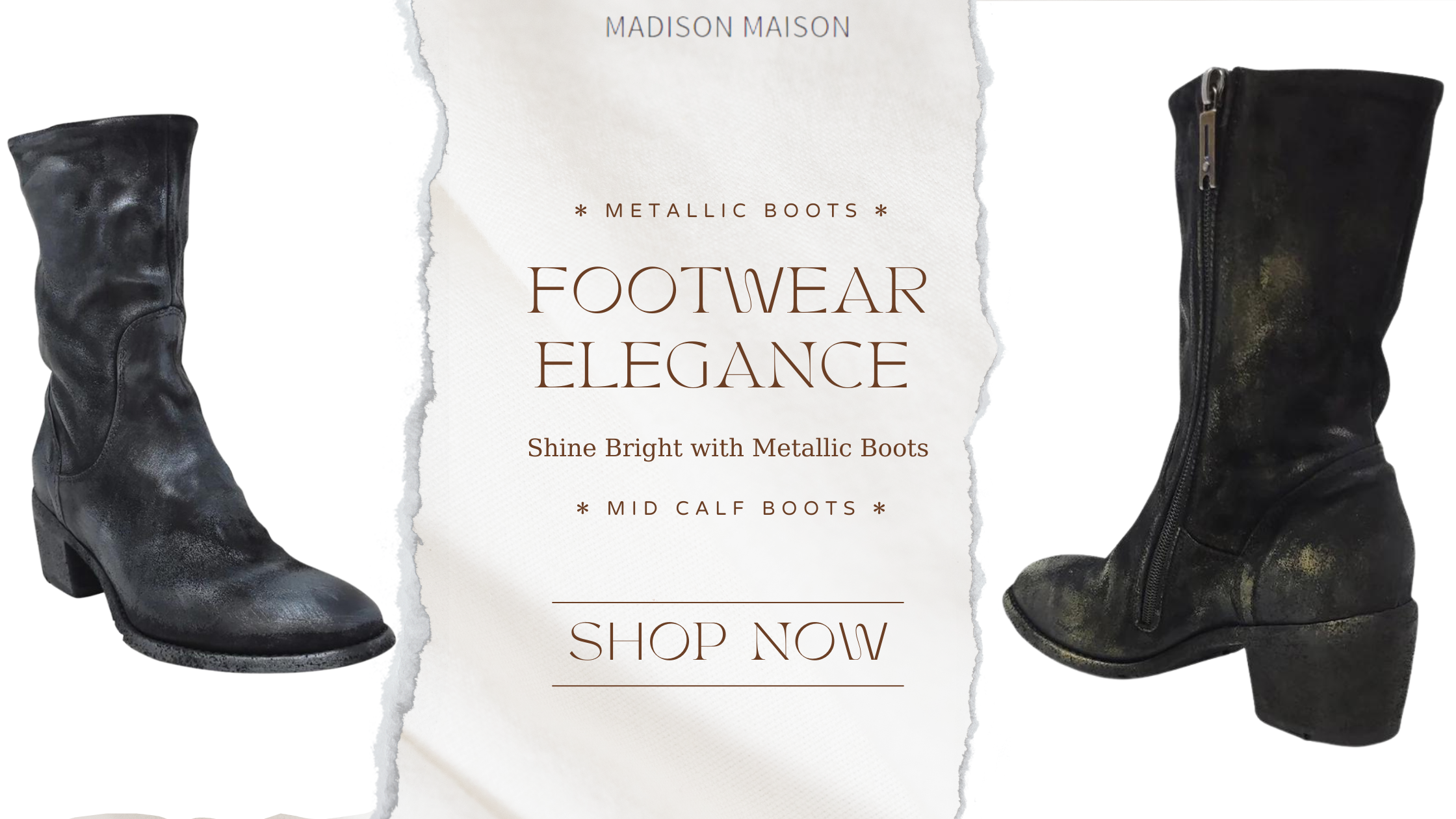 Footwear Elegance: Elevate Your Look with Metallic Boots