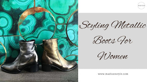 Women's Metallic Boots