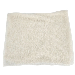 Cashmere Scarf textured white background