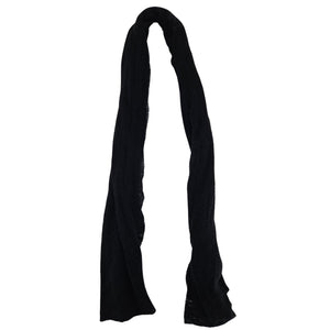 Black Small Cashmere Plain Scarf