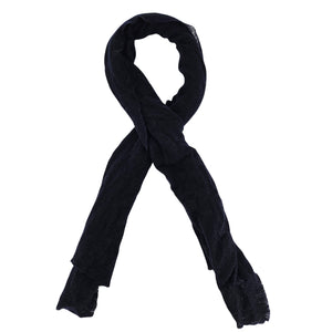 Navy Large Cashmere Plain Stole