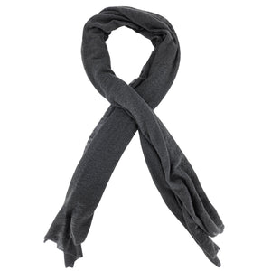 Cashmere scarf on a white background