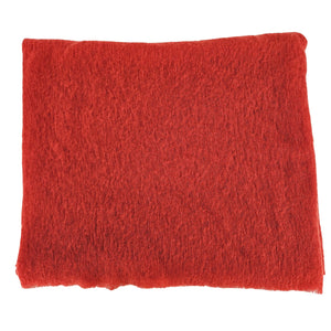 Orange Red Large Cashmere Plain Stole