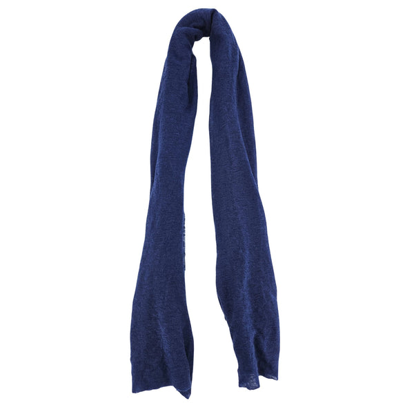 Blue Small Cashmere Plain Scarf