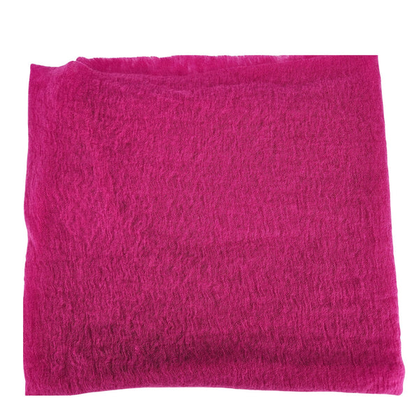 Fuchsia Large Cashmere Plain Stole