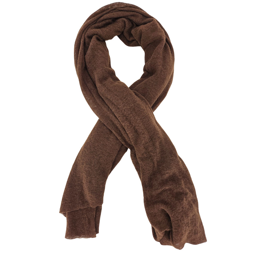 Cashmere scarf on a white background