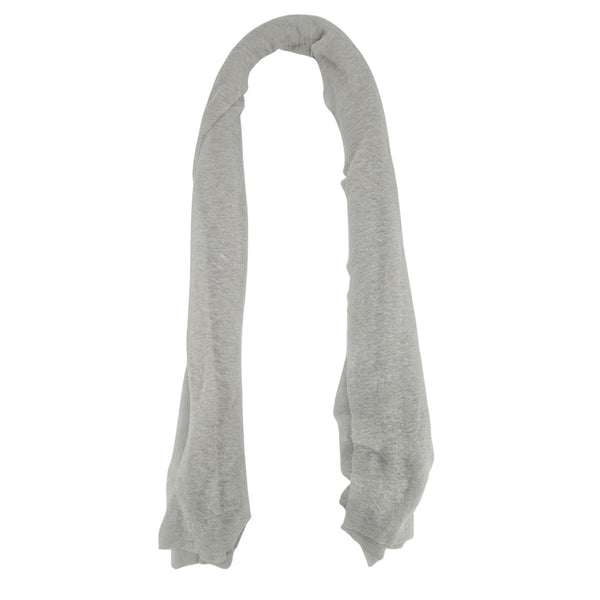 Gray scarf on a white background