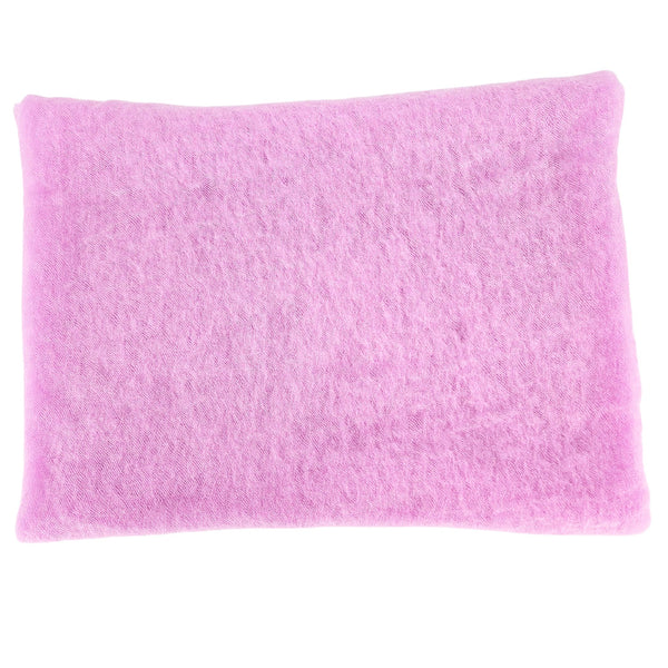 Folded Lavender color Cashmere scarf on a white background