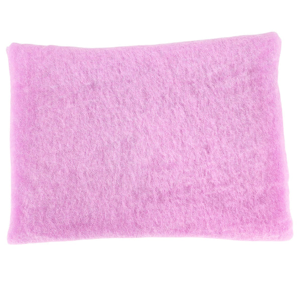 Folded Lavender color Cashmere scarf on a white background