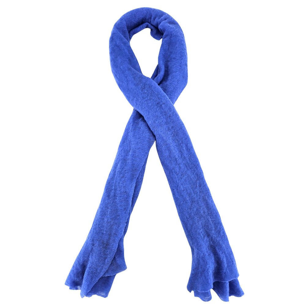 Cashmere scarf on a white background