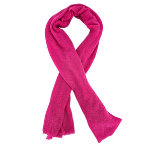 Folded Berry color Cashmere scarf on a white background