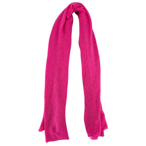 Folded Berry color Cashmere scarf on a white background