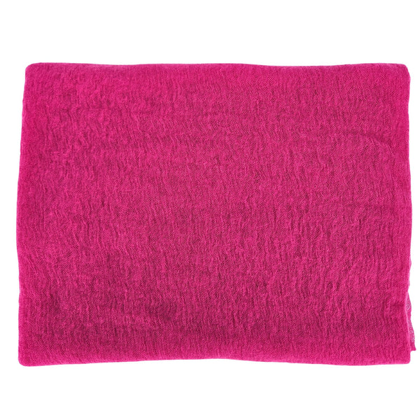 Folded Berry color Cashmere scarf on a white background