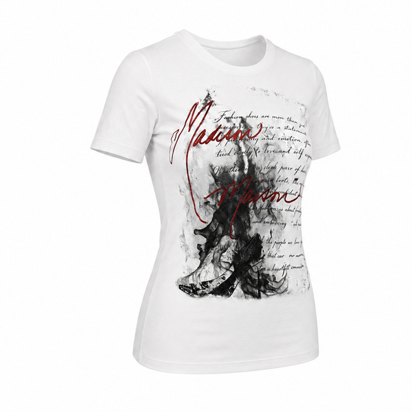 Madison Maison x On/Off Essentials Croc Shoe White T-Shirt