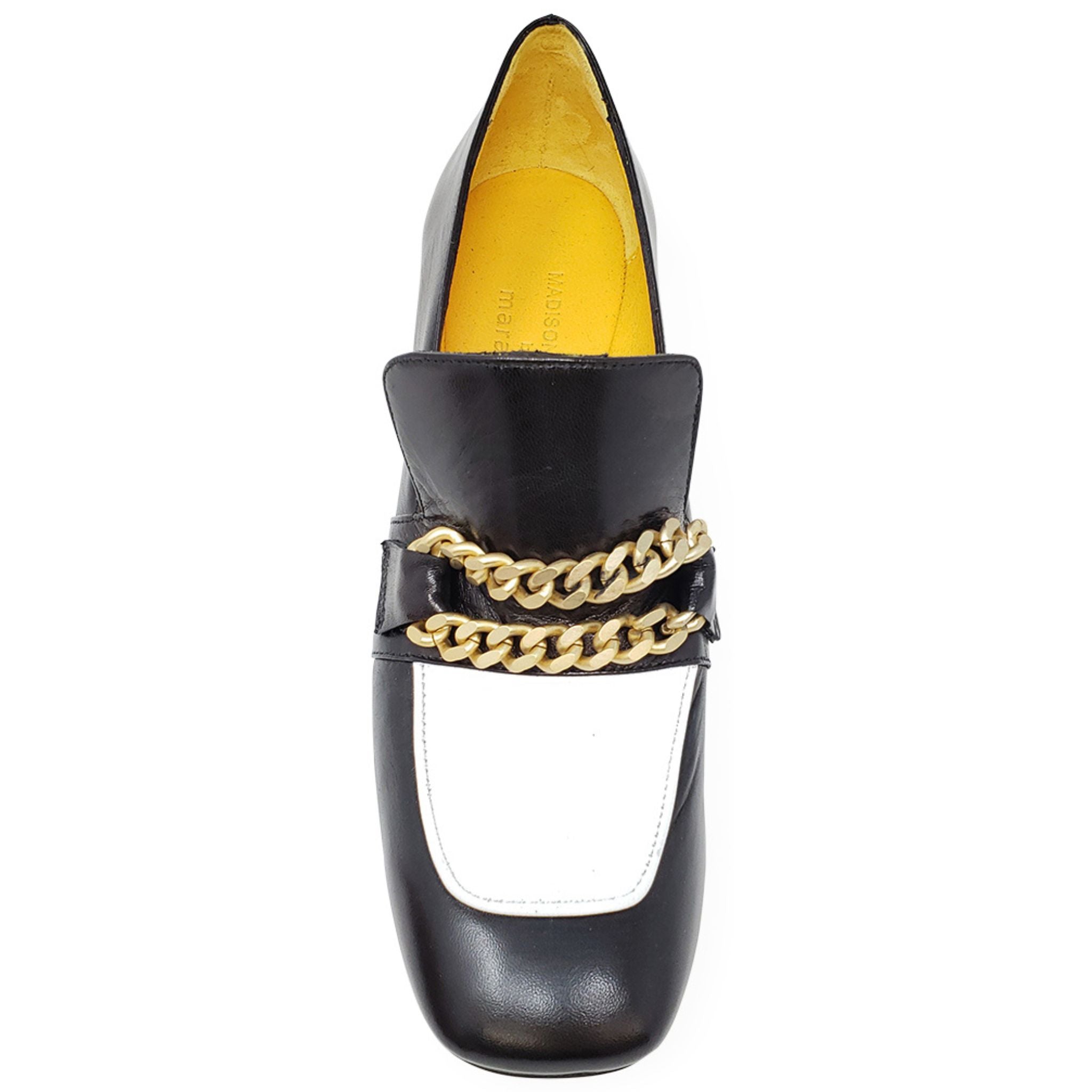ハーリップトゥ MMedallion Heel Loafer black 38 Heeled loafers Black / Gray For Women | Maje
