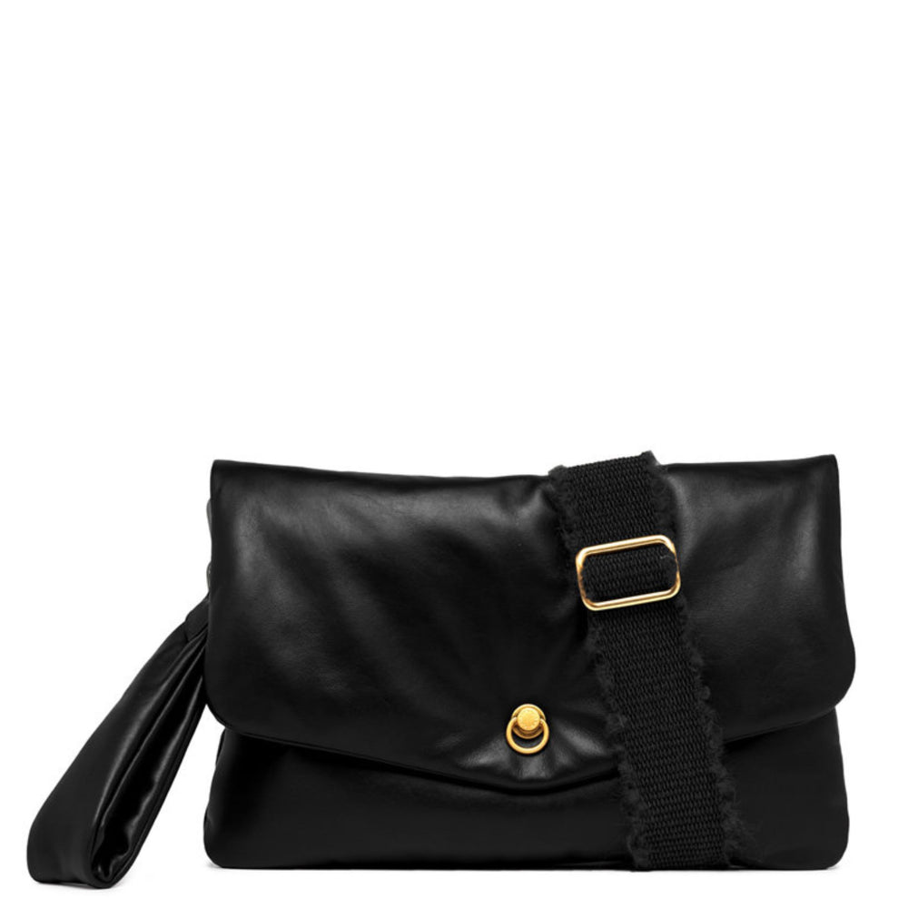 Mirea Black Leather Handbag