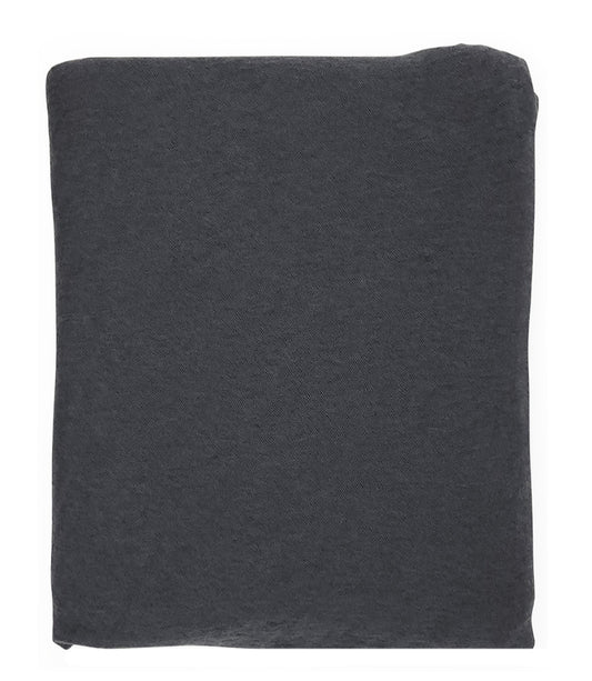 Botto Giuseppe Steel Grey Large Cashmere Plain Stole
