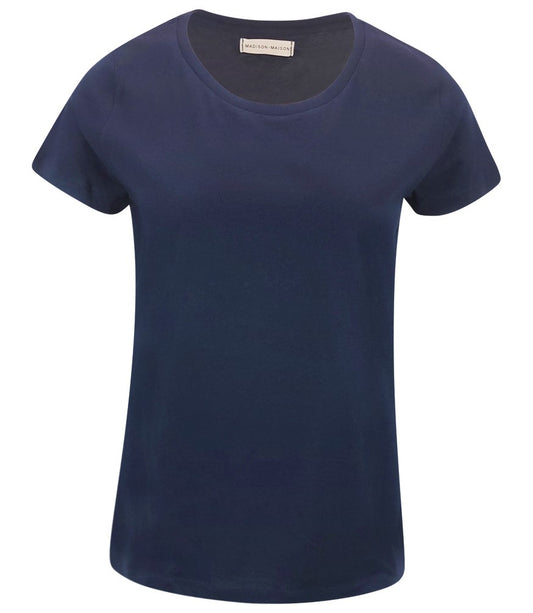 Madison Maison Cotton Navy T Shirt - MADISON MAISON