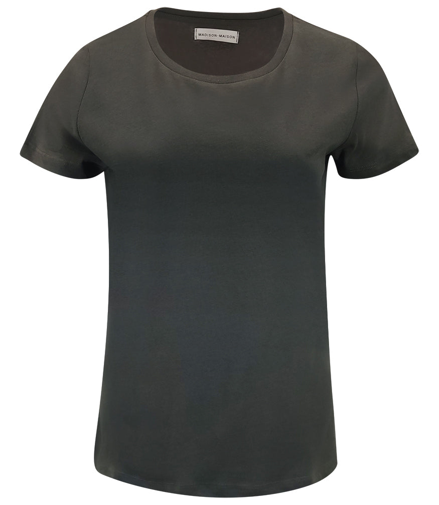 Madison Maison Cotton Army Green T Shirt - MADISON MAISON