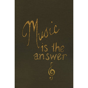 Madison Maison x On/Off Essentials Music Is The Answer White T-Shirt
