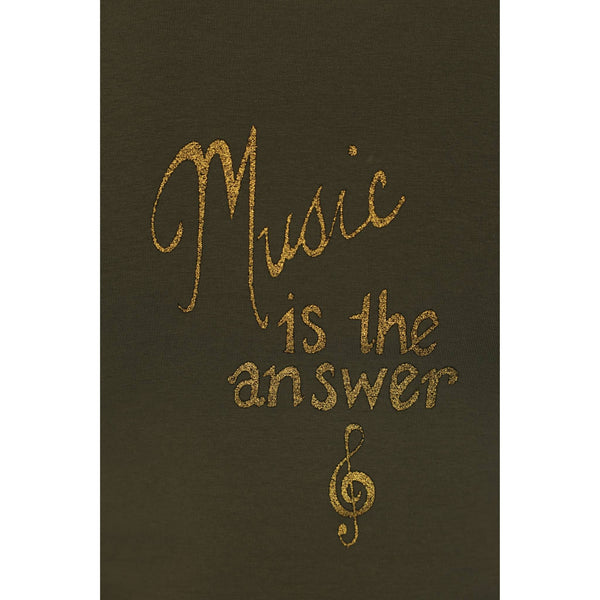 Madison Maison x On/Off Essentials Music Is The Answer White T-Shirt
