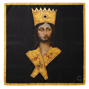 Paolo's Christo Silk Satin Scarf