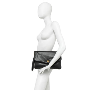 Mirea Black Leather Handbag