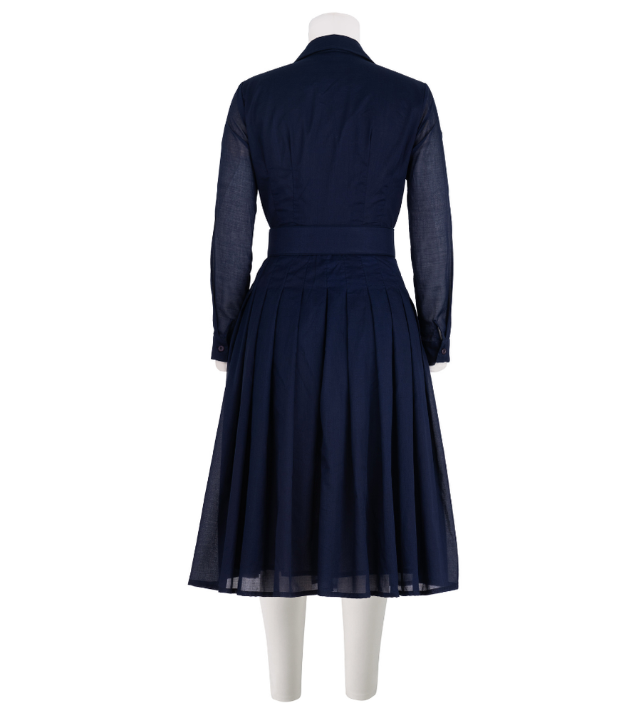 Audrey Dress #4 Indigo Midi Dress Audrey Dress #4 Indigo Midi Dress