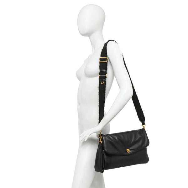 Mirea Black Leather Handbag