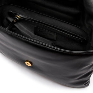Mirea Black Leather Handbag