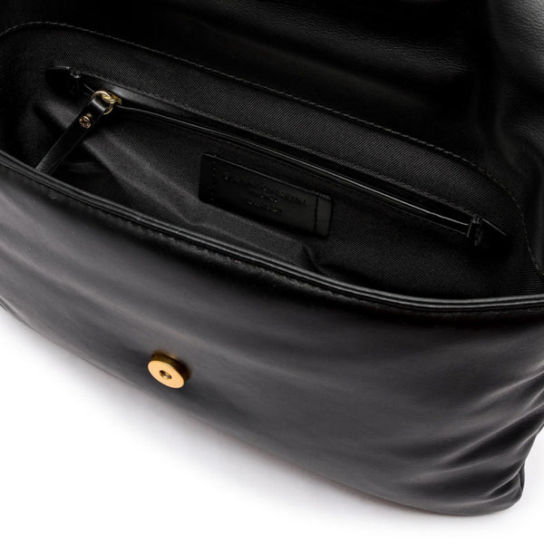 Mirea Black Leather Handbag