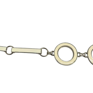 Bracelet with circular design on a white background