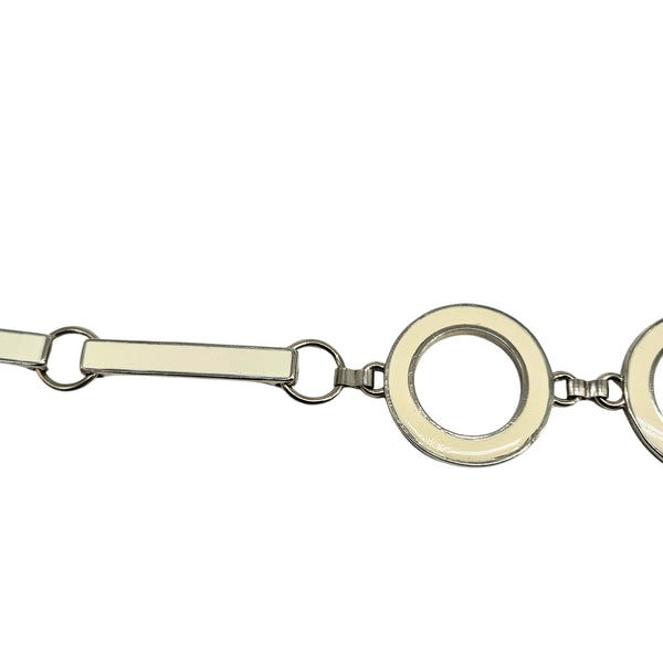 Bracelet with circular design on a white background